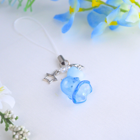 Blue Boo Ghost Phone Charm