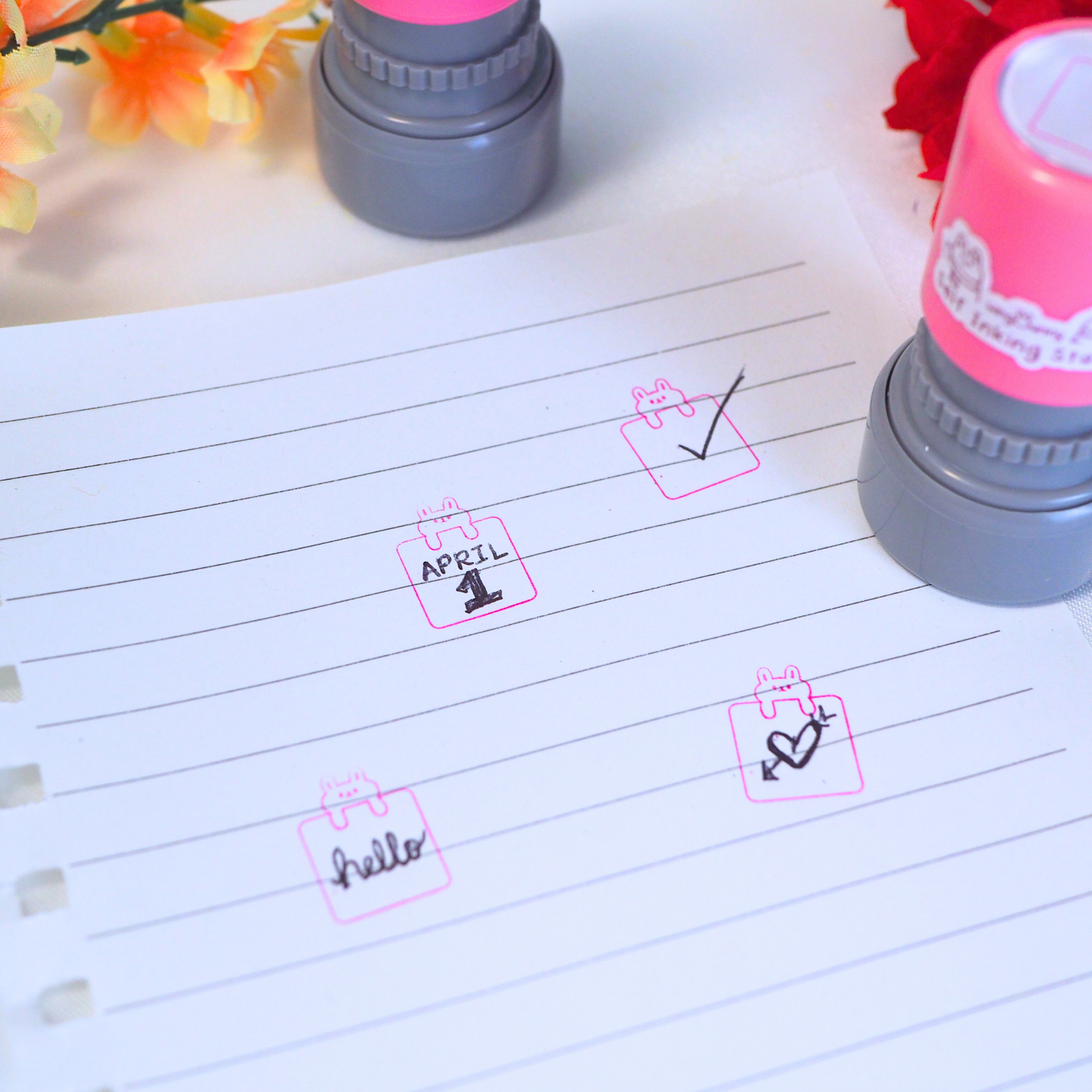 Bunny Box - Self Inking Stamp