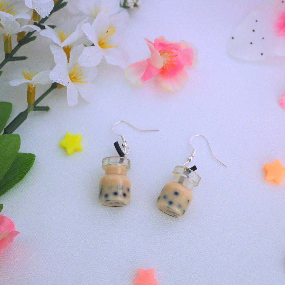Boba Bottle Dangle Earrings