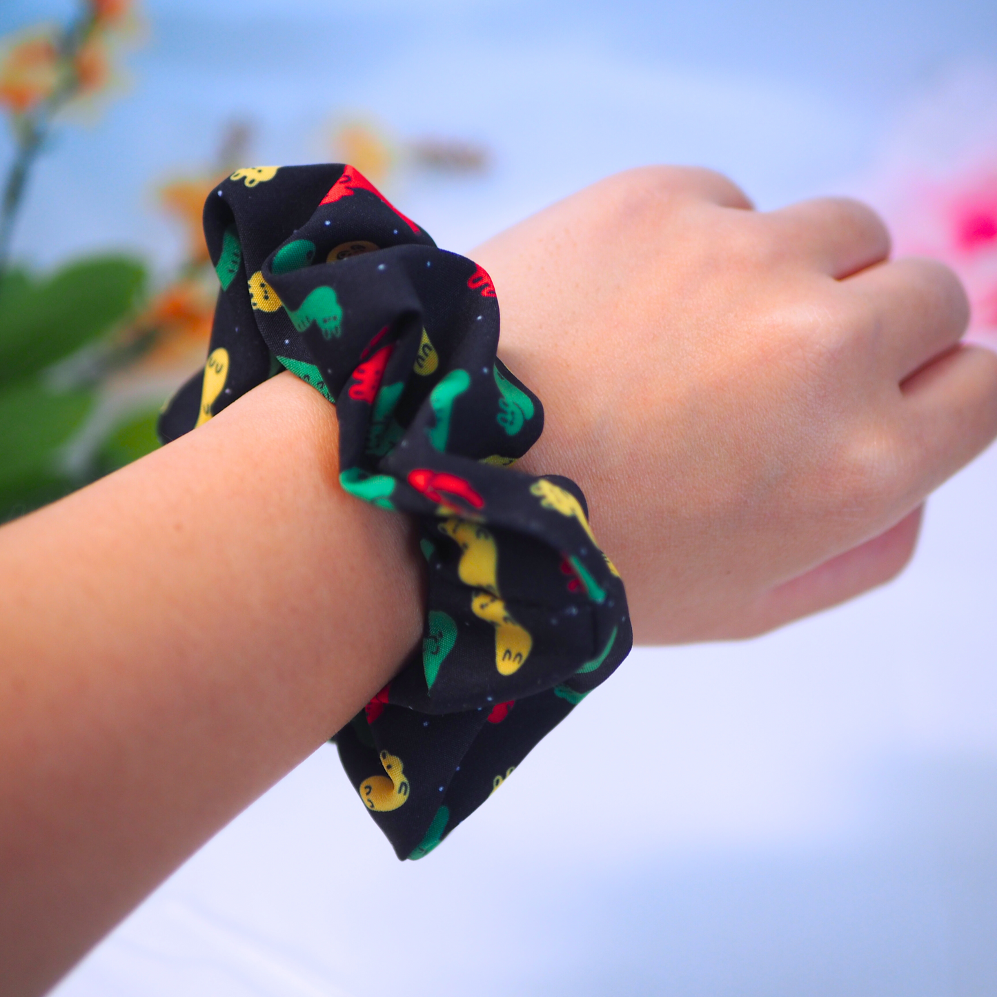 Blob Bunny Scrunchie