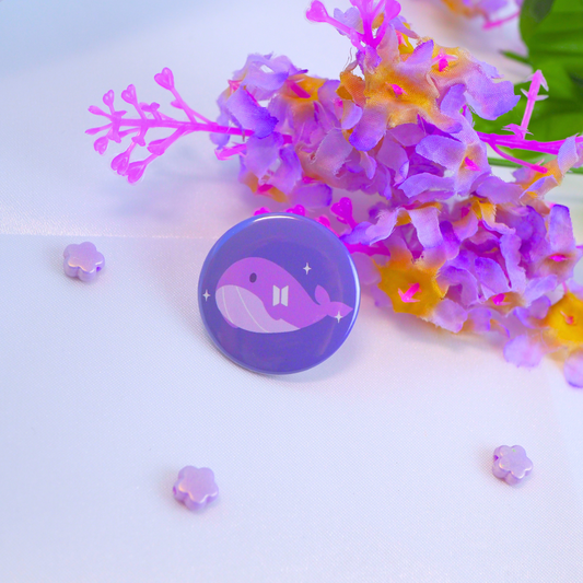 Kore BTS Whale Pin Button