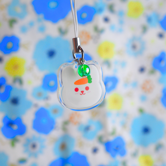 Carrot Bun Phone Charm