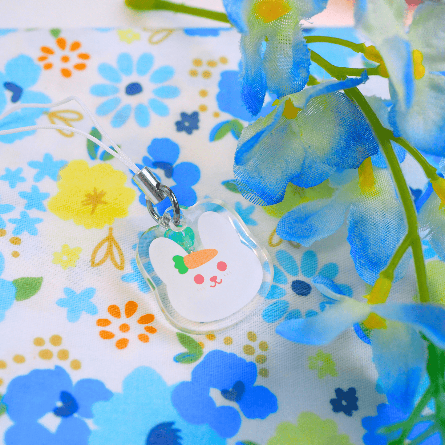 Carrot Bun Phone Charm