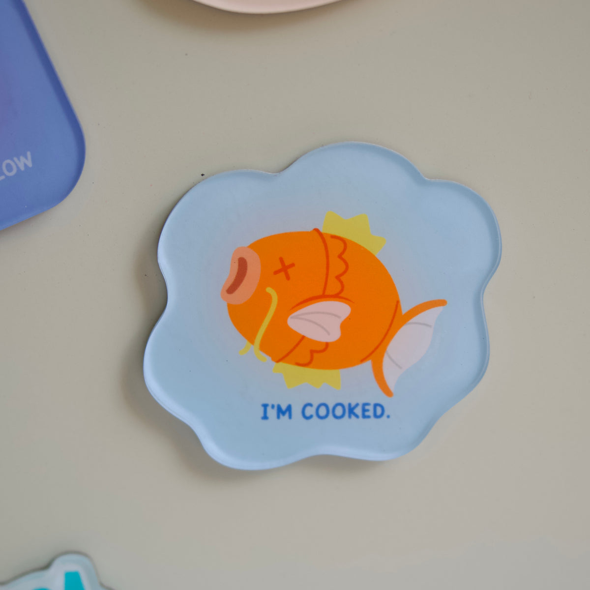 Cooked Magikarp - Acrylic Magnet