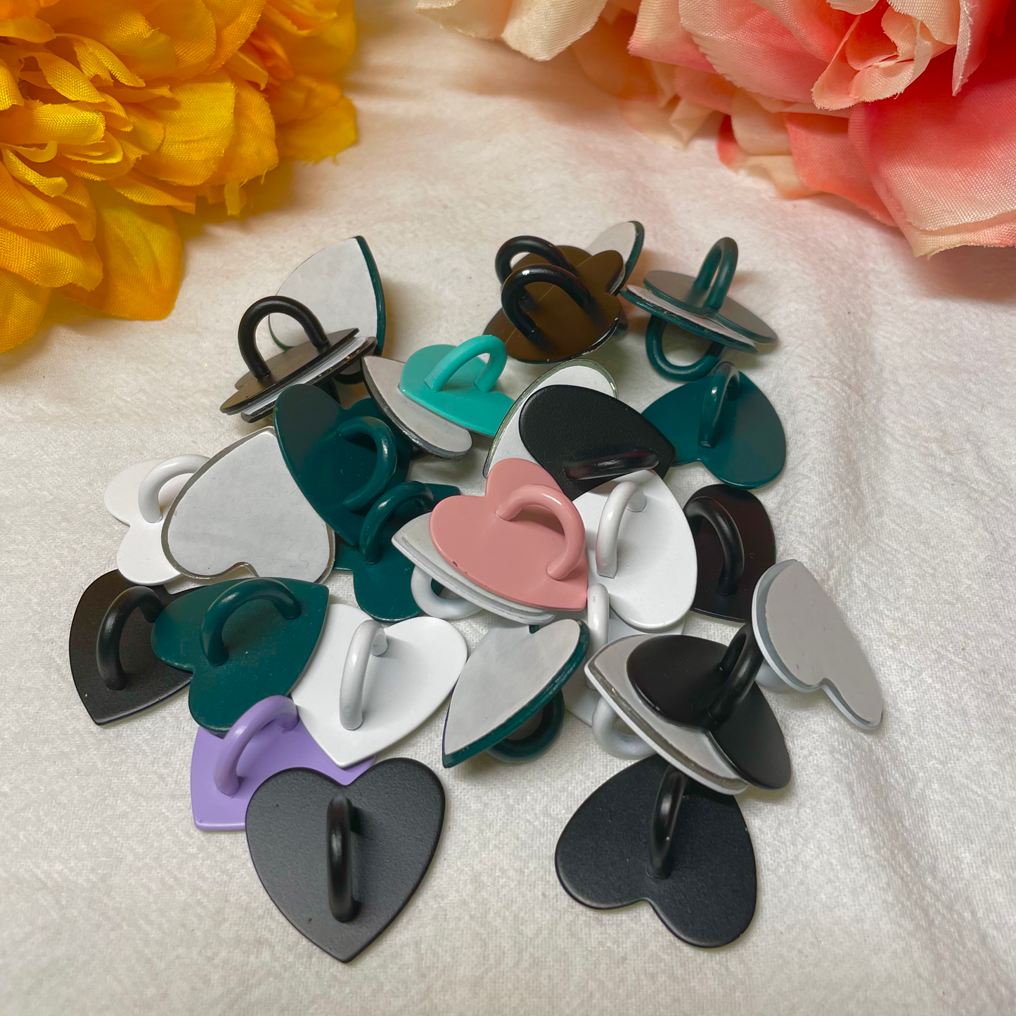 Heart Phone Clip, Adhesive Hook for Phone Charms