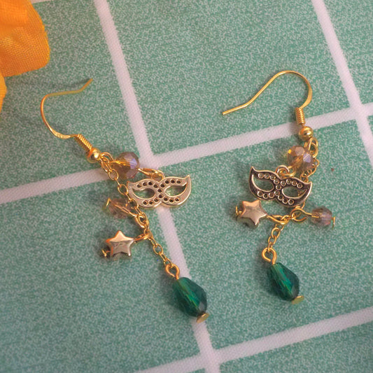 Master of Disguise, SxF anime inspired earrings