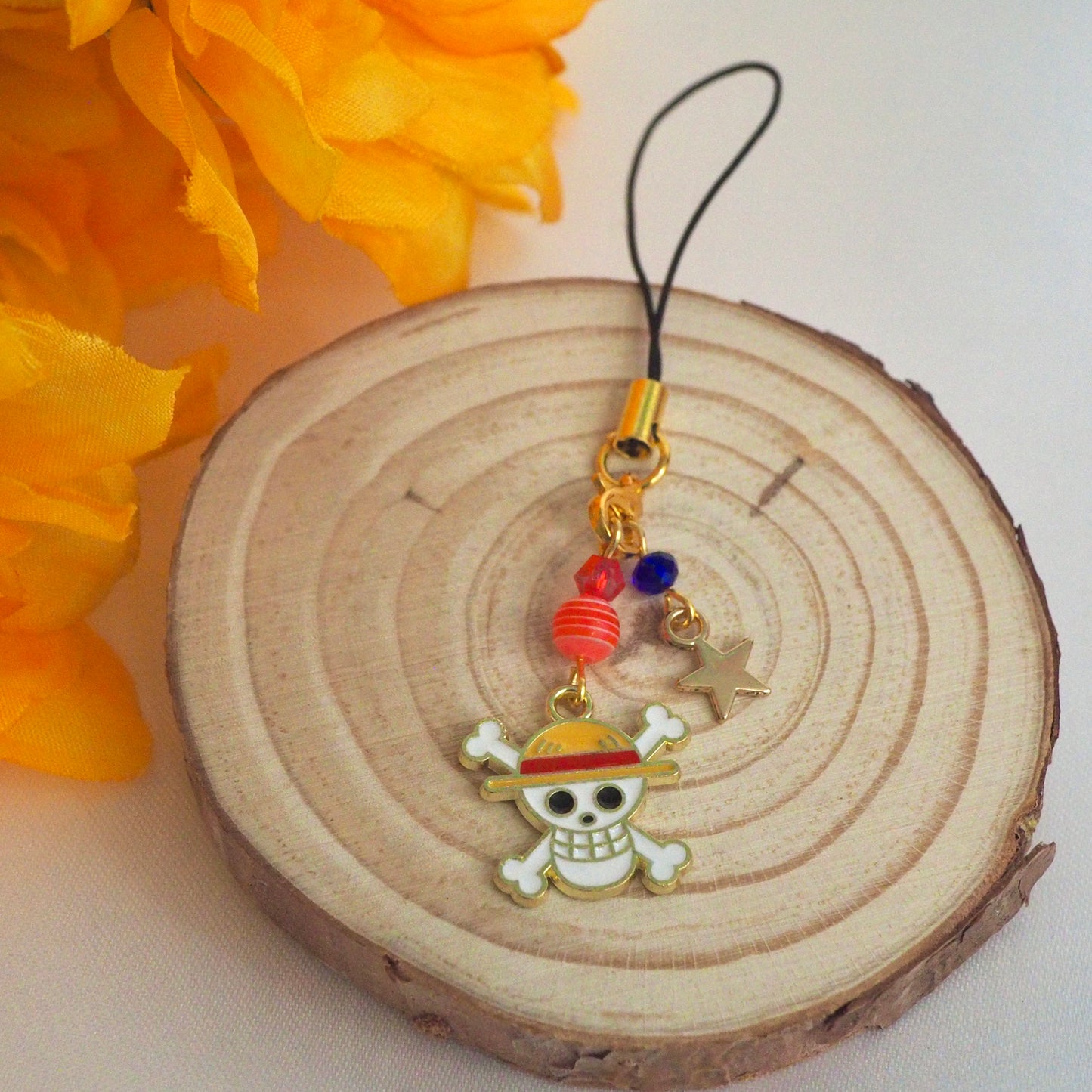 King of Pirates Phone Charm, OP anime inspired phone charm