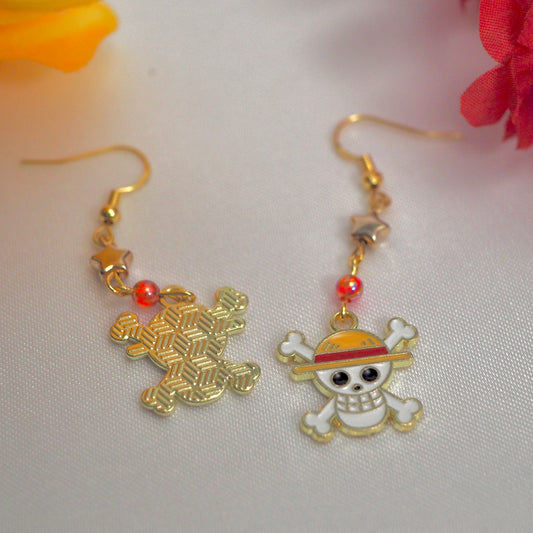 King of Pirates, OP anime inspired earrings