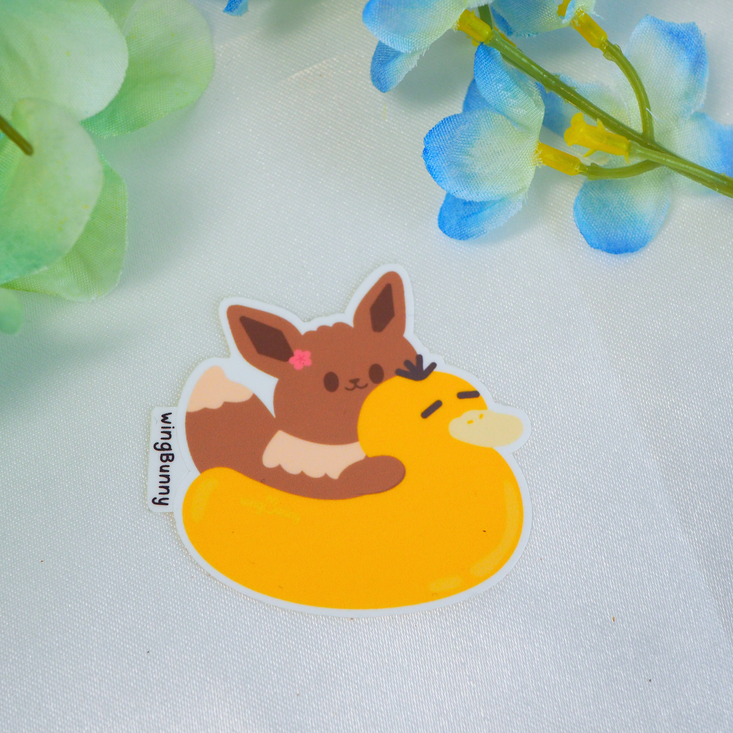 PokéFloatie Stickers, PikaLapras & EeevePsyduck