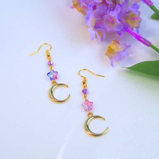 Starlit Moon Earrings