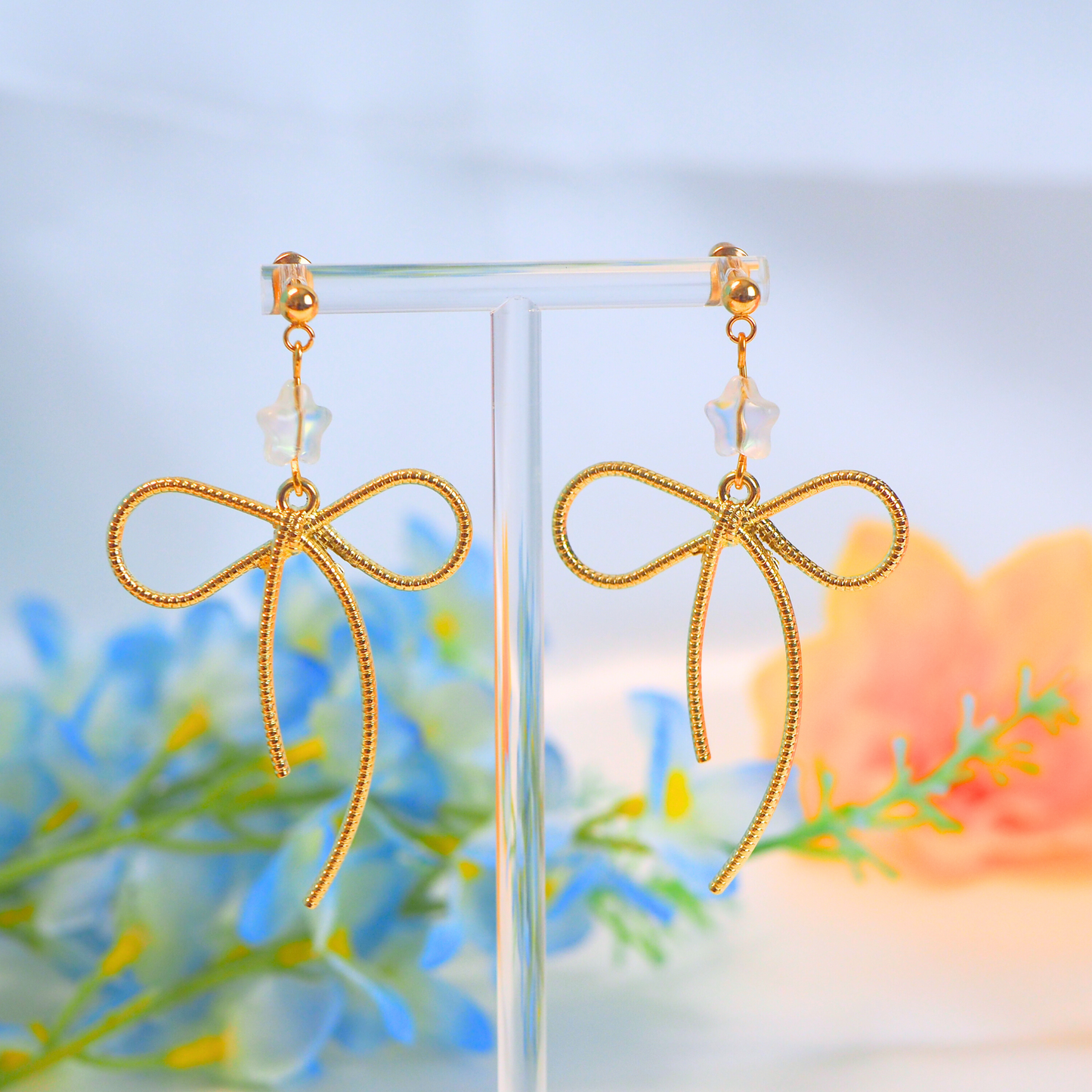 Starry Bow Earrings