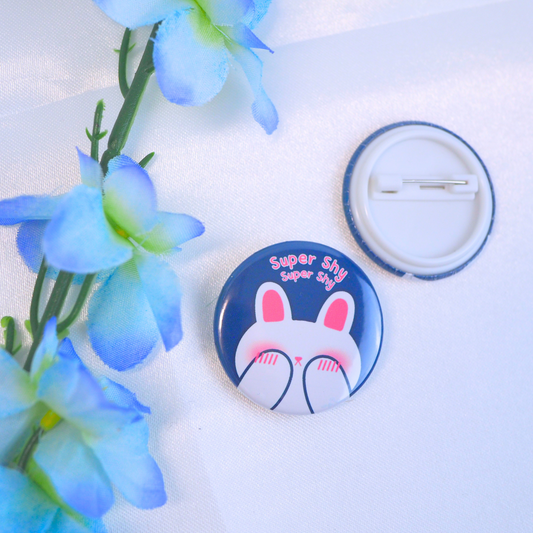 Super Shy Pin Button