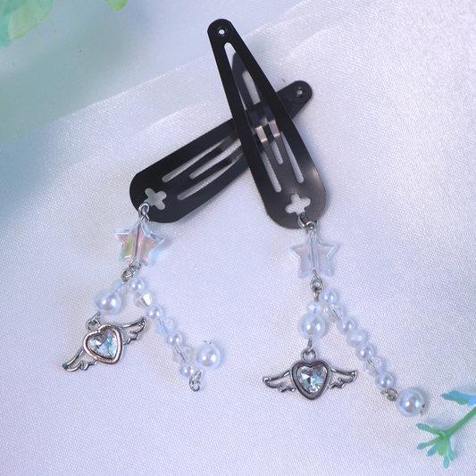 Sweet Kiss Beaded Hairclip