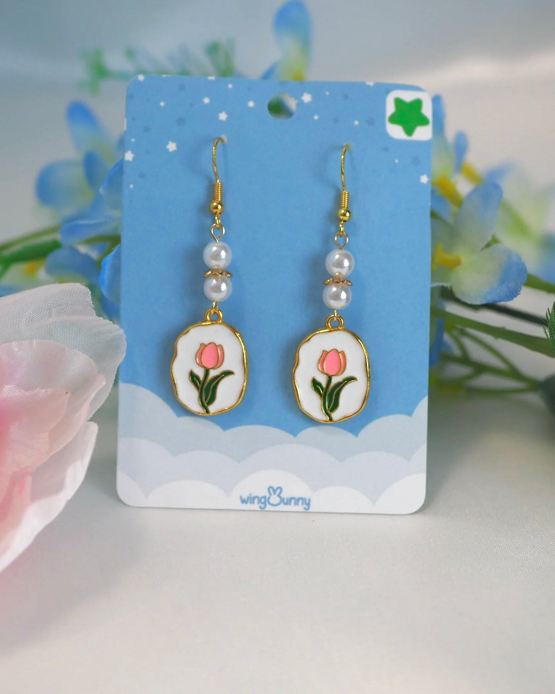 Tulip Tea Party Earrings