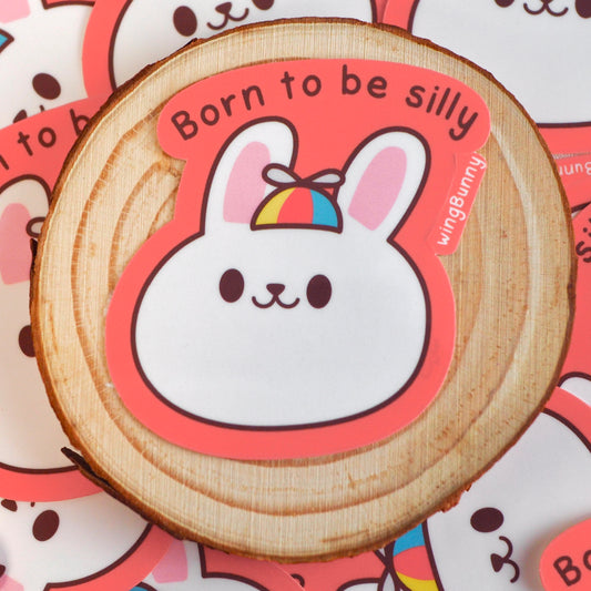 Born to be Silly - Lazy Bun Stickers