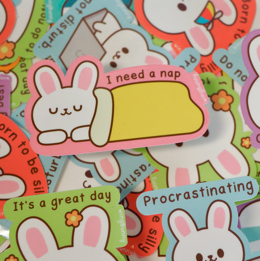 Lazy Bun Stickers