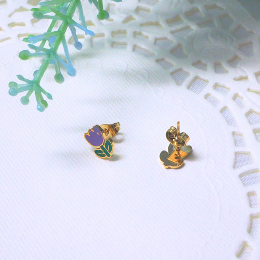 Tulip Studs