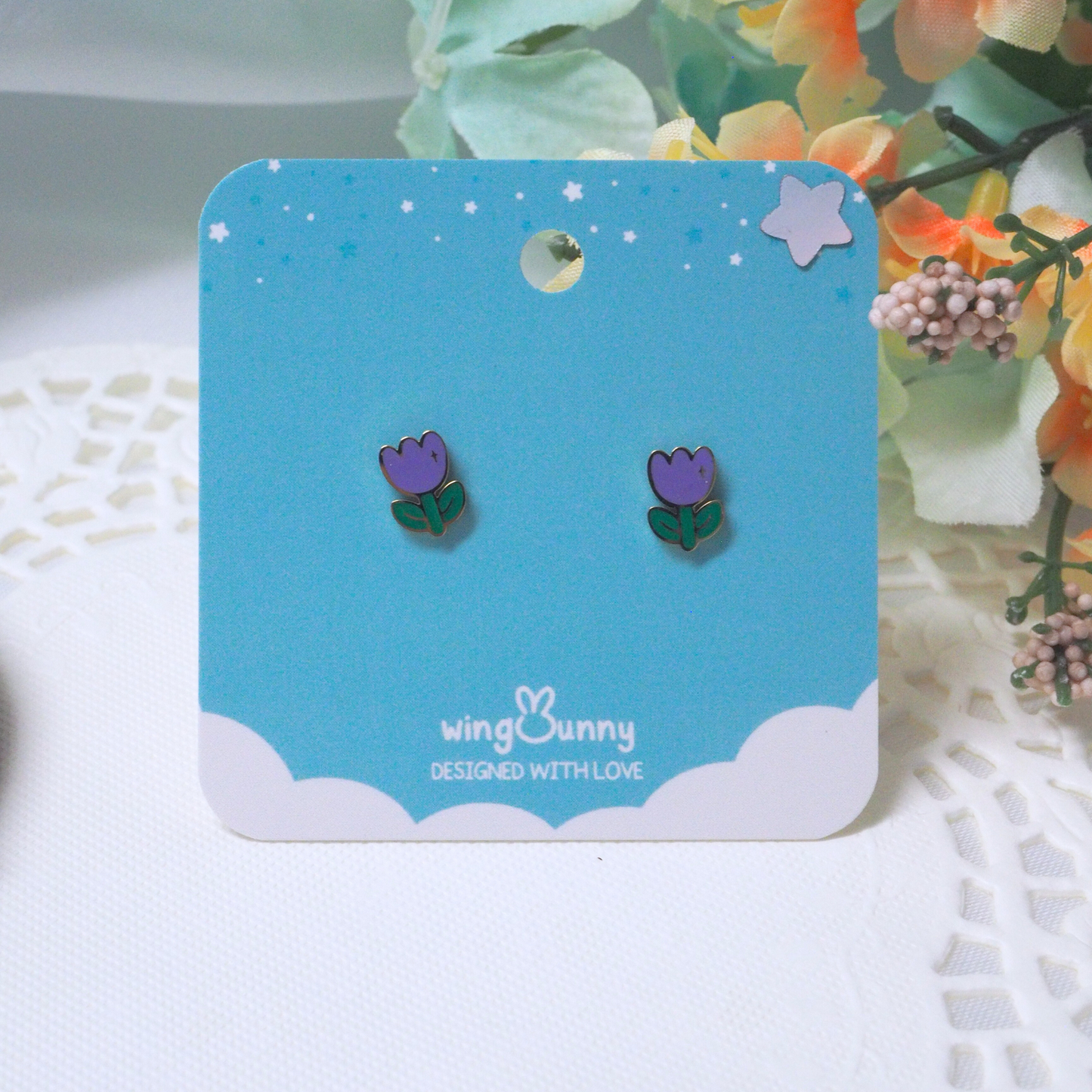 Tulip Studs