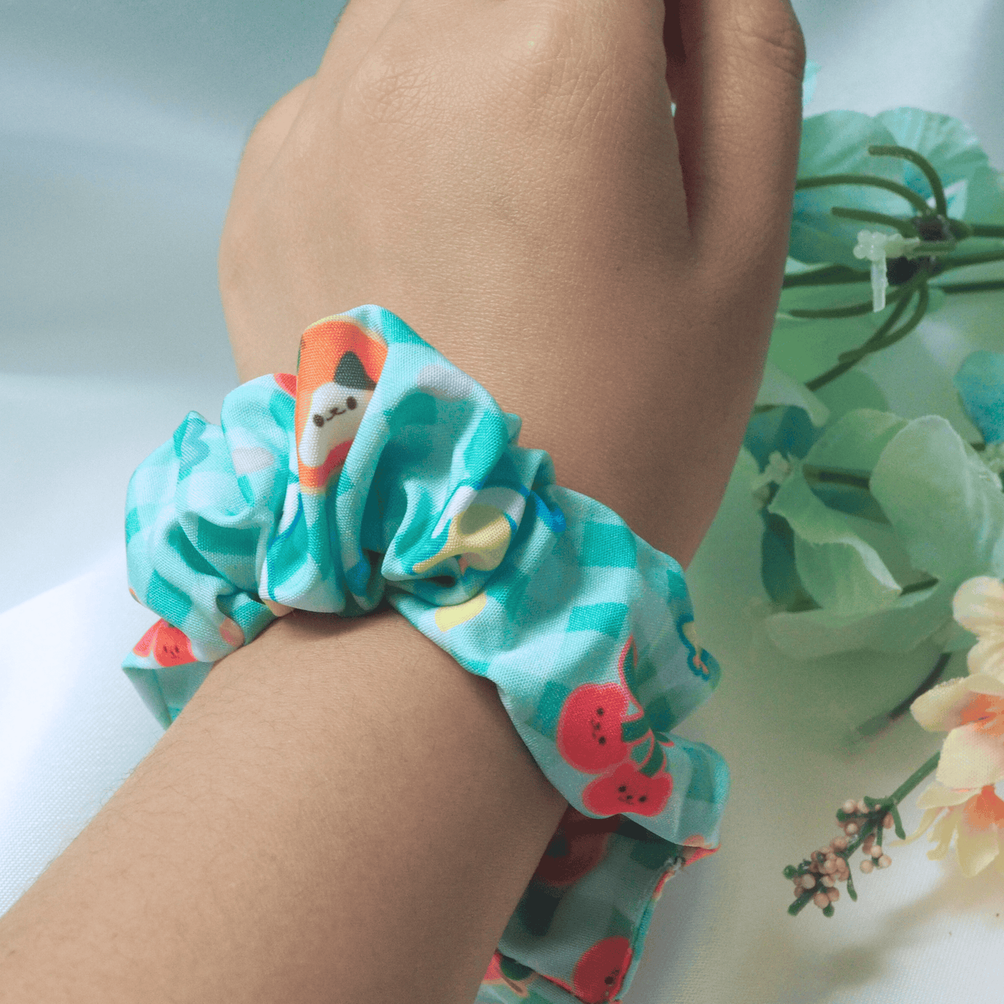 Fruity Animals Scrunchie