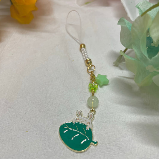 Lotus Bunny Phone Charm