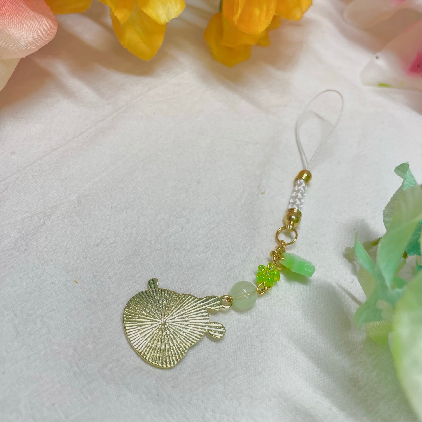 Lotus Bunny Phone Charm