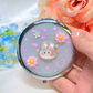Blooming Bunnies - Resin Pocket Mirror