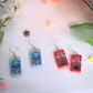 Asian Snack Box Earrings - Pocky and Hello Panda