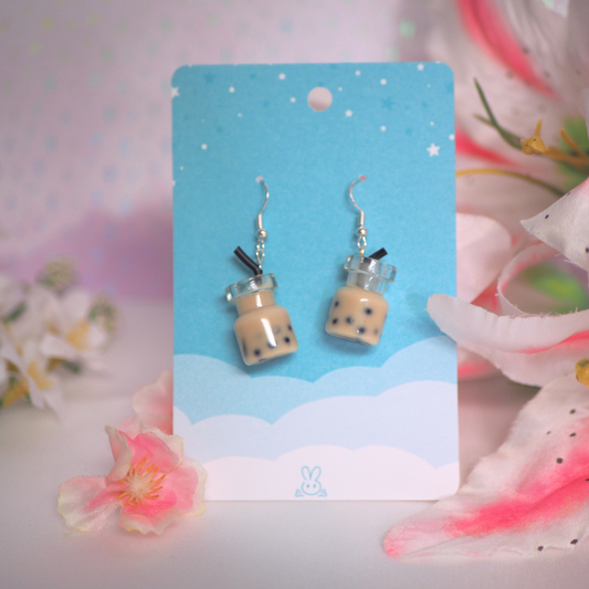 Boba Bottle Dangle Earrings
