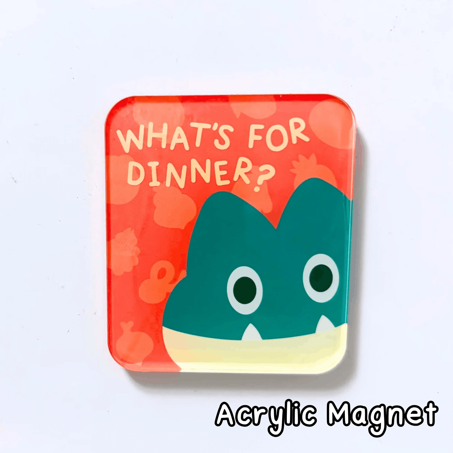 Munchlax Dinner- Acrylic Magnet