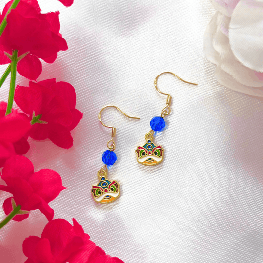 Lion Dance Earrings