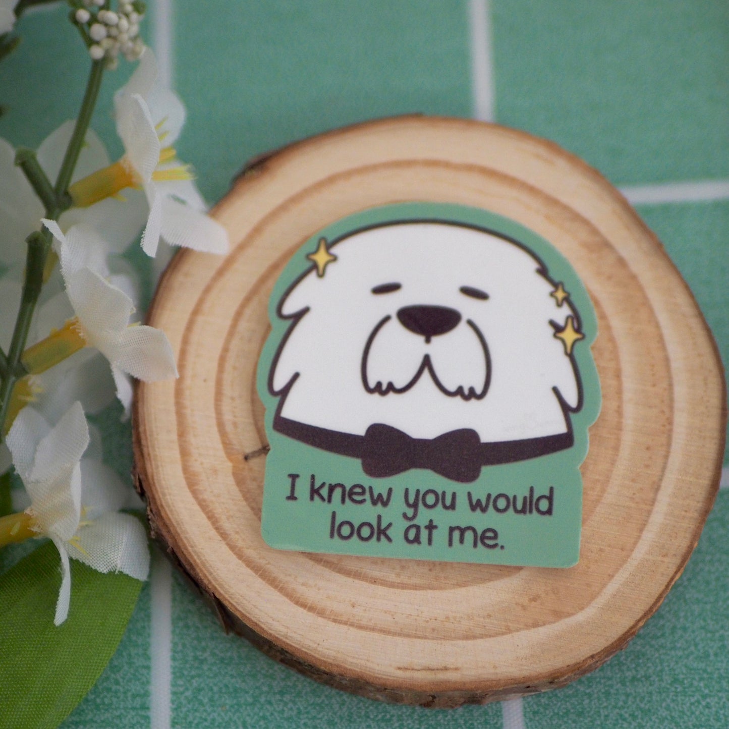 Future Sight Dog Sticker, SxF Anime Inspired Sticker