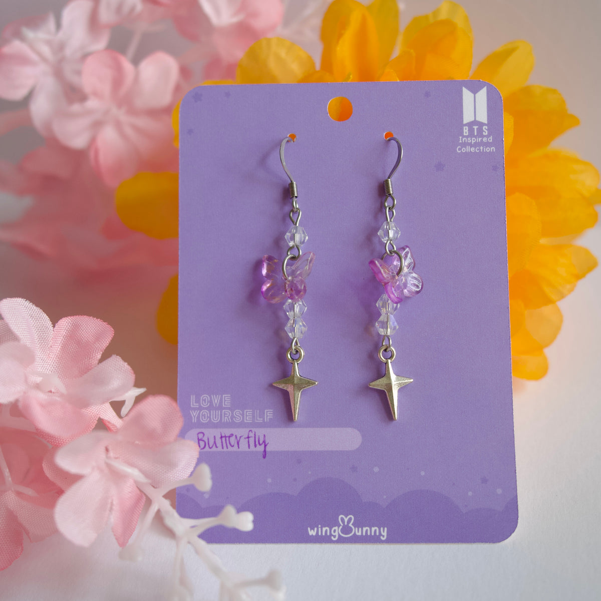 Butterfly Earrings (BTS Inspired)