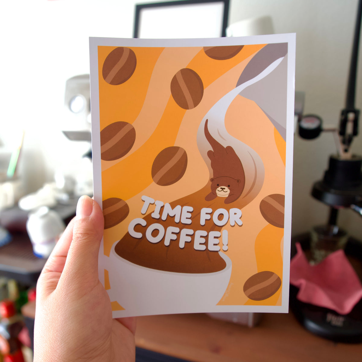 Time for Coffee - 5x7 Print