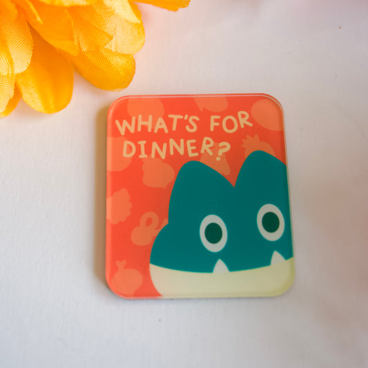 Munchlax Dinner- Acrylic Magnet