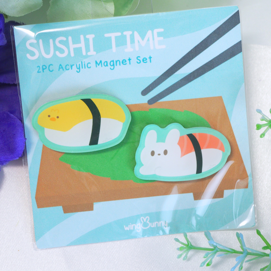 Sushi Animals - Acrylic Magnet Set