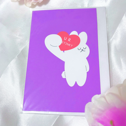 U R Stinky Bun Greeting Card