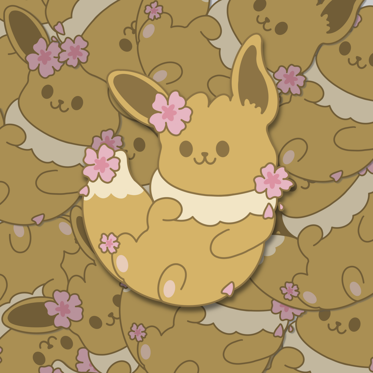 Sakura Eevee Sticker