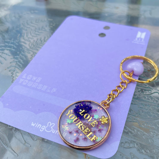 Love 2025 yourself keychain