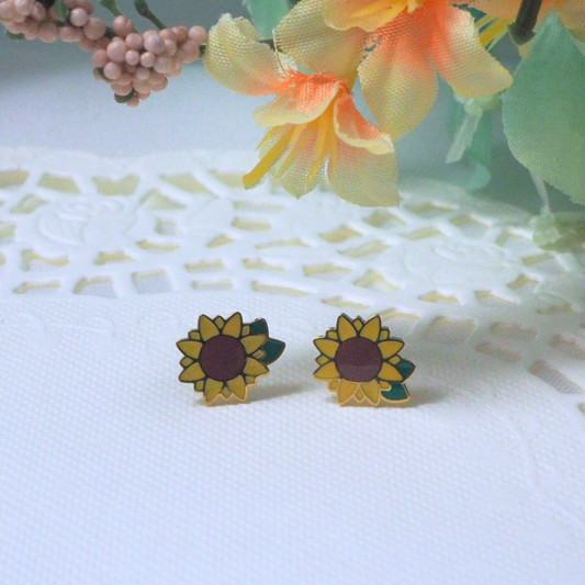 Sunflower Studs