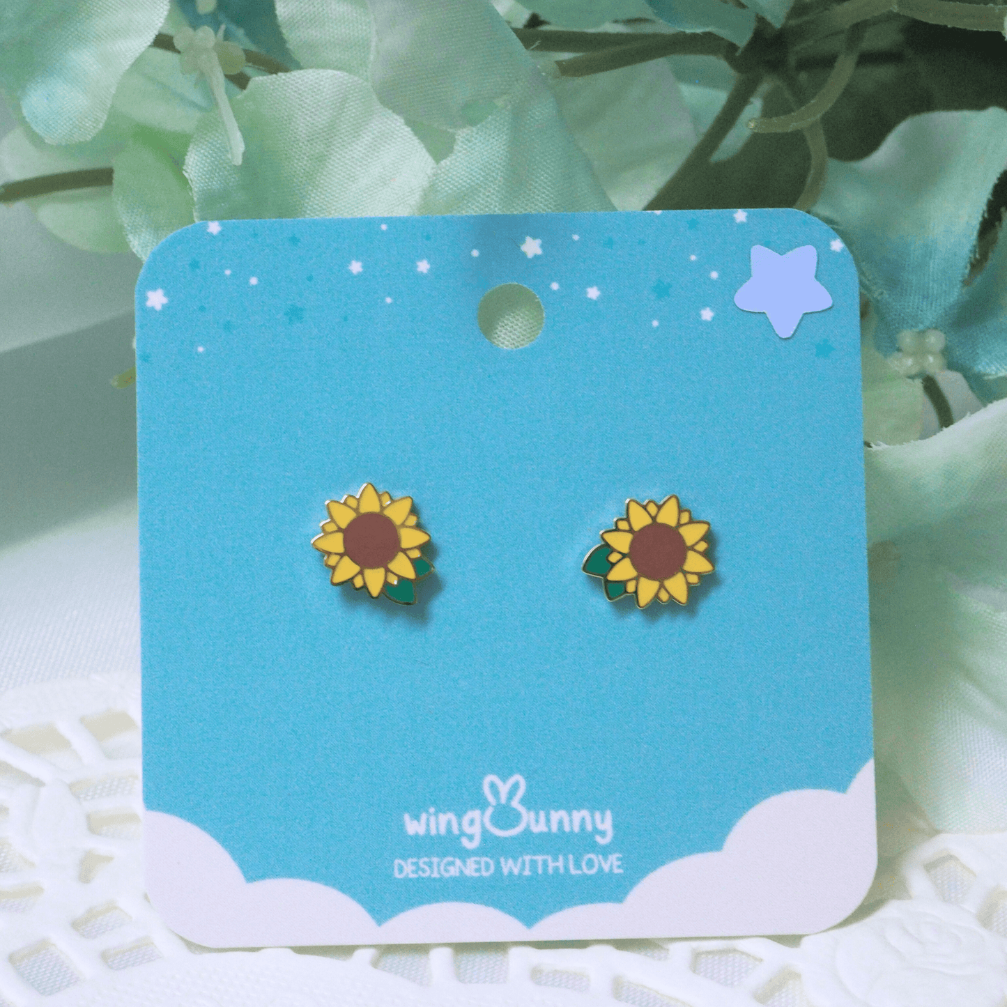 Sunflower Studs
