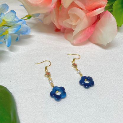 Midnight Flower Earrings