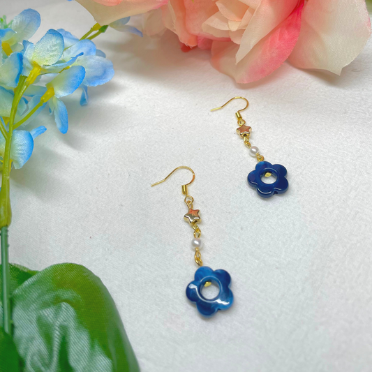 Midnight Flower Earrings