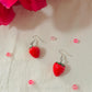 Sweet Resin Strawberry Earrings